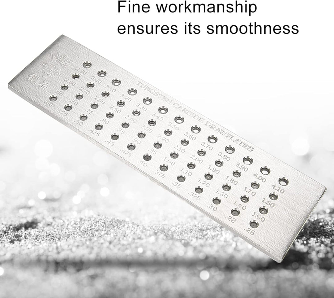 Runde Ziehplatte aus Wolframcarbid, Drahtziehplatte aus Stahl, solide und langlebig für Schmuck für