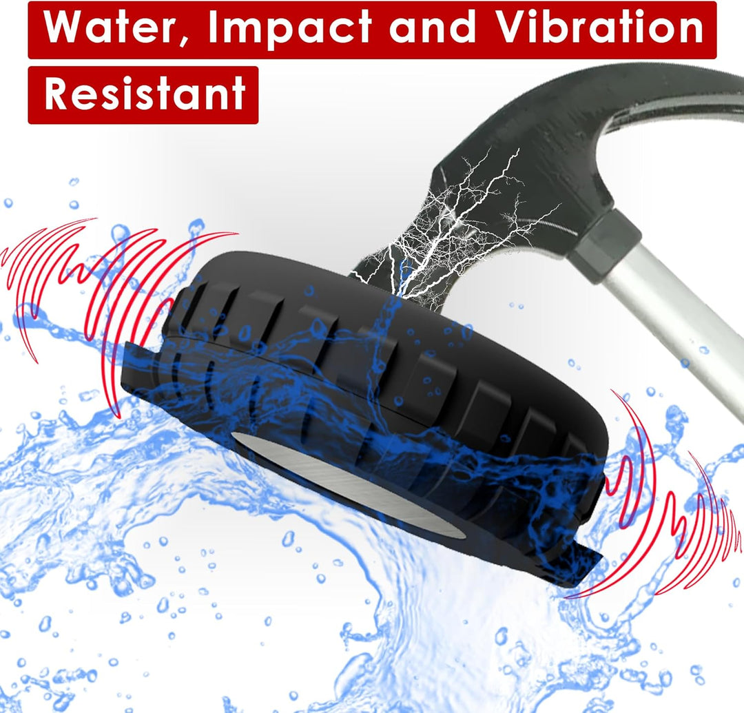 4X PREMIUM magnethalterung, klebende & kabelbinderbare Hülle | Kompatibel mit Apple AirTag | Wasser-