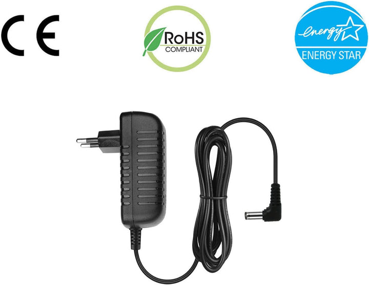 MyVolts 12V EU-Netzteil kompatibel mit TC-Helicon GoXLR Vocal Effects Processor - mit Verlängerungsk