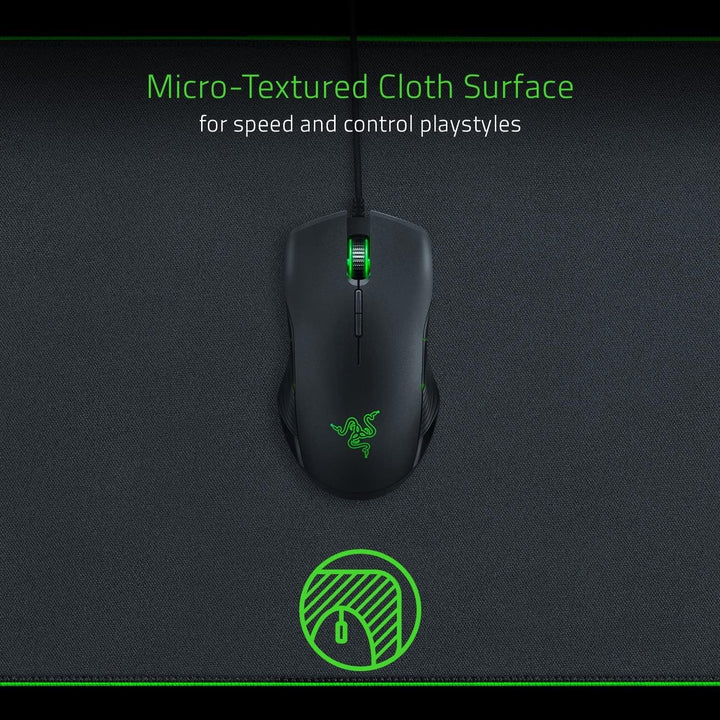 Razer Goliathus Chroma - Weiche Gaming Maus-Matte mit RGB Beleuchtung (Kabelhalterung, Stoff-Oberflä