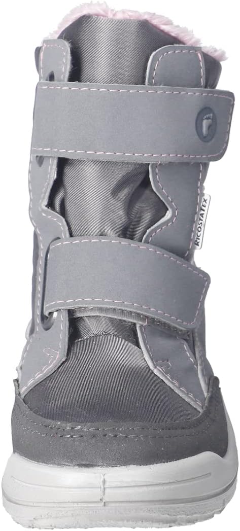 RICOSTA Mädchen Winterstiefel LAIZA | Kinder Boots | WMS:Mittel | RicostaTEX 27 EU Grau 460, 27 EU G