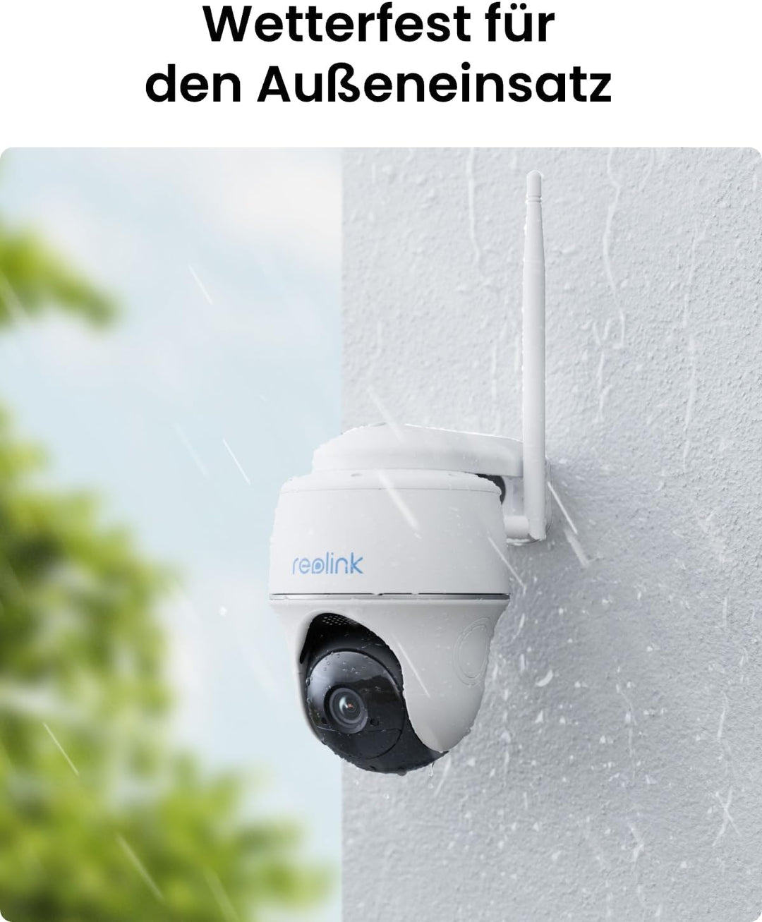 Reolink 4MP Überwachungskamera Aussen Solar mit 355°/140° Schwenkbar, 64GB inklusive, WLAN Kamera Ou
