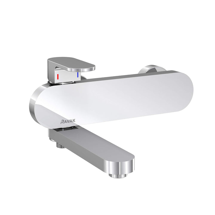 Badarmatur | Einhand-Wannenbatterie Chrome | Badewannenarmatur | Einzigartige Lösung | CR 022.00/150