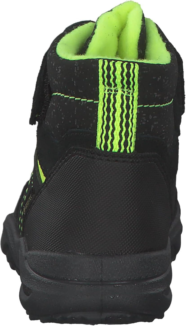 Superfit Jungen Glacier Warm Gefütterte Gore-tex Schneestiefel 22 EU Weit Schwarz Gelb 0000, 22 EU W