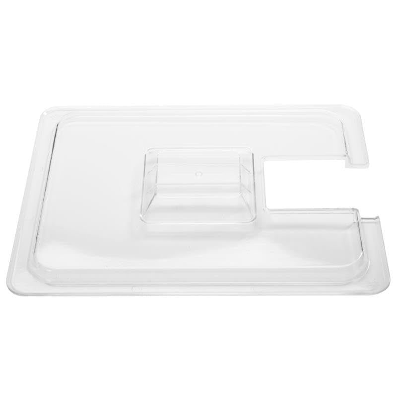 ALLPAX Deckel für GN Behälter 1/2 aus Polycarbonat (Transparent) - Mit Ausschnitt - Passend für Sous