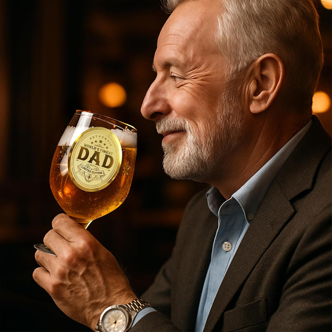 CROWNLY CRYSTAL® Personalisierte Geschenke Papa Geschenk Geburtstag Weihnachtsgeschenke für Papa Vat