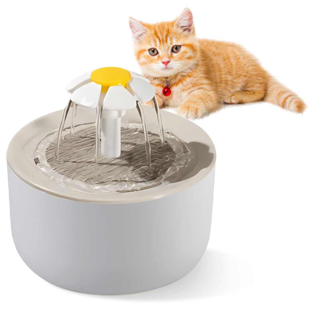 1 L Katzenbrunnen für Katze: Ultraleiser Trinkbrunnen für Katze, Sicherheit Katzen Trinkbrunnen mit