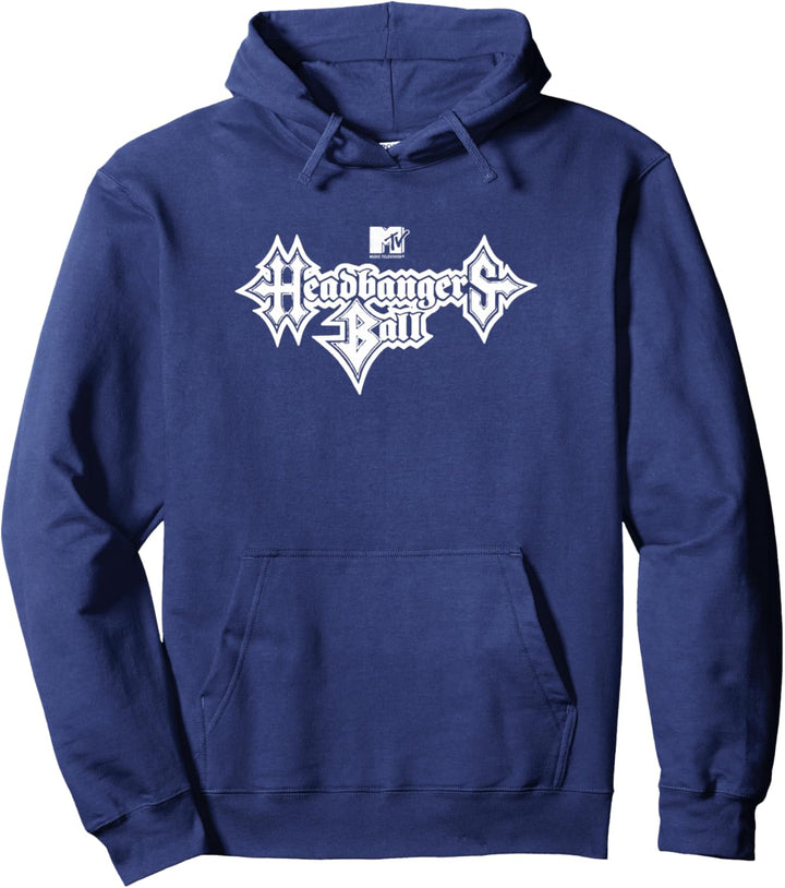 MTV Headbangers Ball Metal Text Pullover Hoodie