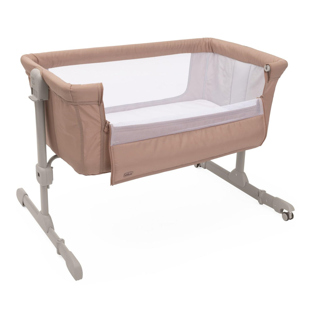 Chicco Next2Me Essential Babybett zum Anstellen, Co-Sleeping-Bett, kompatibel mit verschiedenen Bett