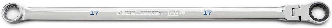 GearWrench 17 mm 120X Universal Spline XL Gearbox Flex Head Ratschenschlüssel – 86117 17mm Universal