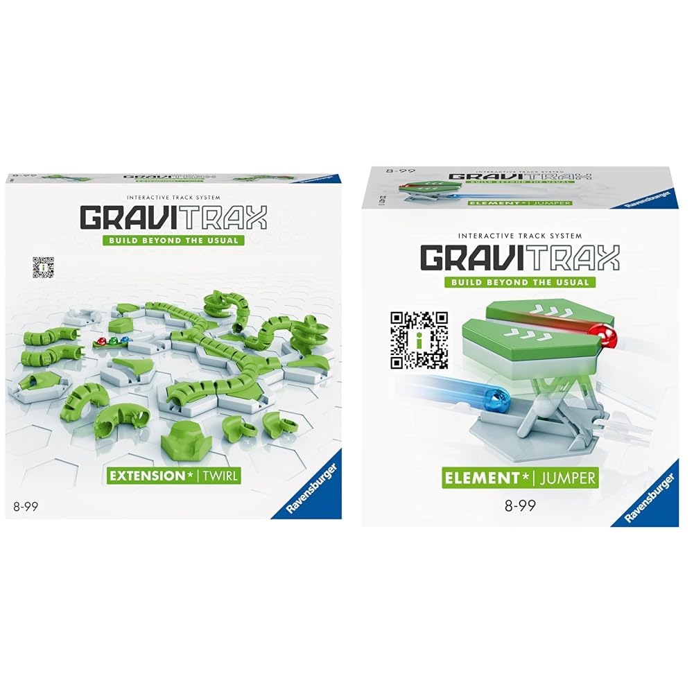 Ravensburger GraviTrax Extension Twirl 22435 - GraviTrax Erweiterung für Deine Kugelbahn & GraviTrax