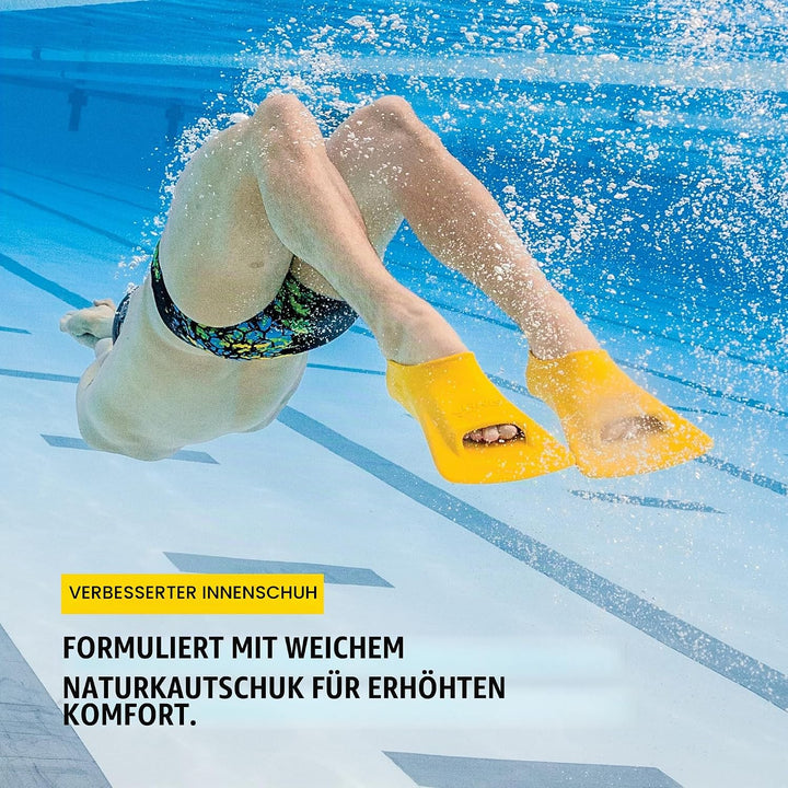 FINIS Zoomers Training Fins M: 5-7/F: 6-8 yellow, M: 5-7/F: 6-8 yellow