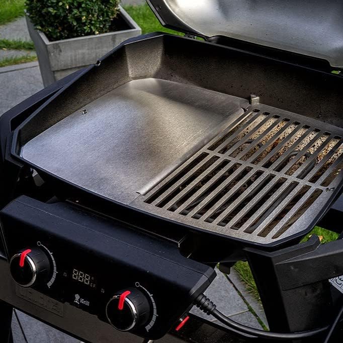 Grillrost.com Das Original Edelstahl Grillplatte | Plancha passend für Weber Pulse 2000 - ersetzt di