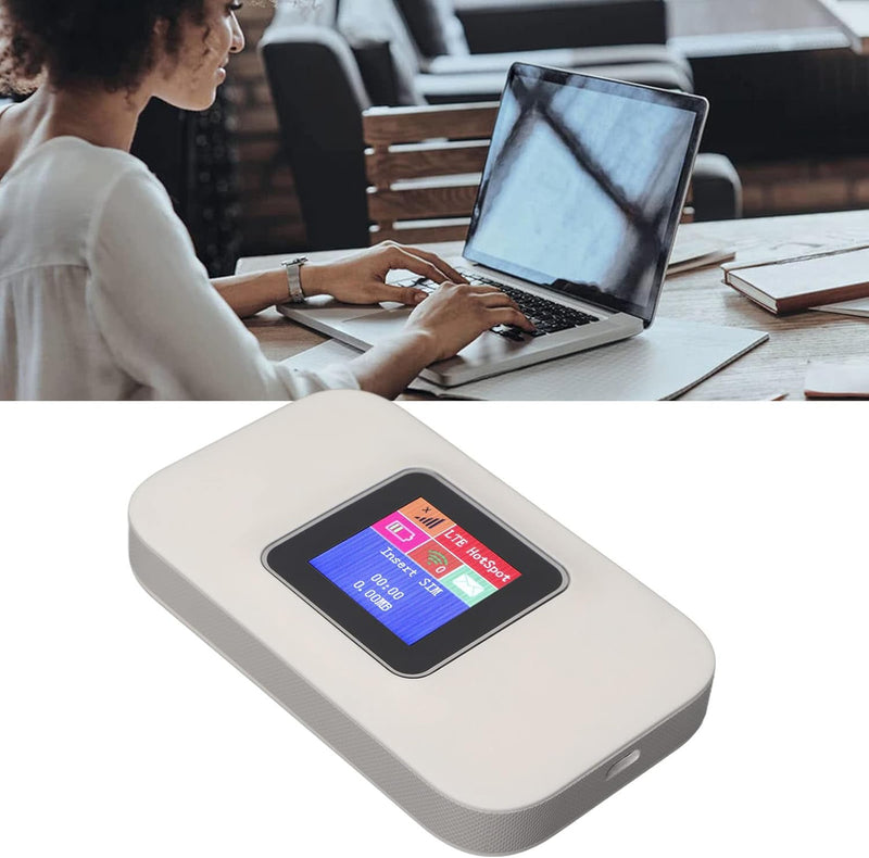 Focket Mobiler 4G-LTE-WLAN-Hotspot, Tragbarer WLAN-Hotspot-Router, 300 Mbit/s High-Speed-Pocket-WLAN