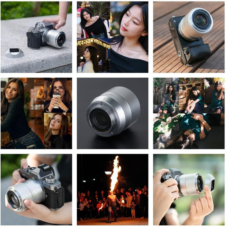 TTArtisan 56mm F1.8 Objektiv für E-Mount Autofokus APS-C Rahmenkameras A5000 A6500 A6600 NEX-3 NEX-3