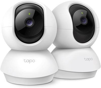 Tapo TP-Link C210P2 WLAN IP Kamera Überwachungskamera (Linsenschwenkung und Neigung, 3MP-Auflösung,