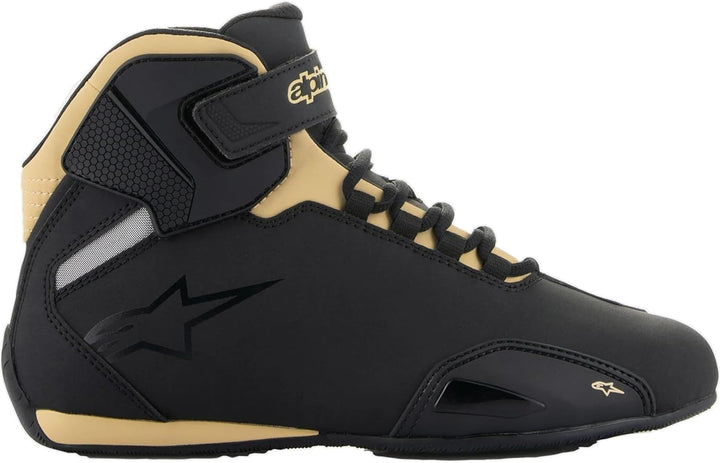 Alpinestars Stella Sektor Shoe Damen Motorradsschuhe Schwarz Champagne 39.5 EU, 39.5 EU