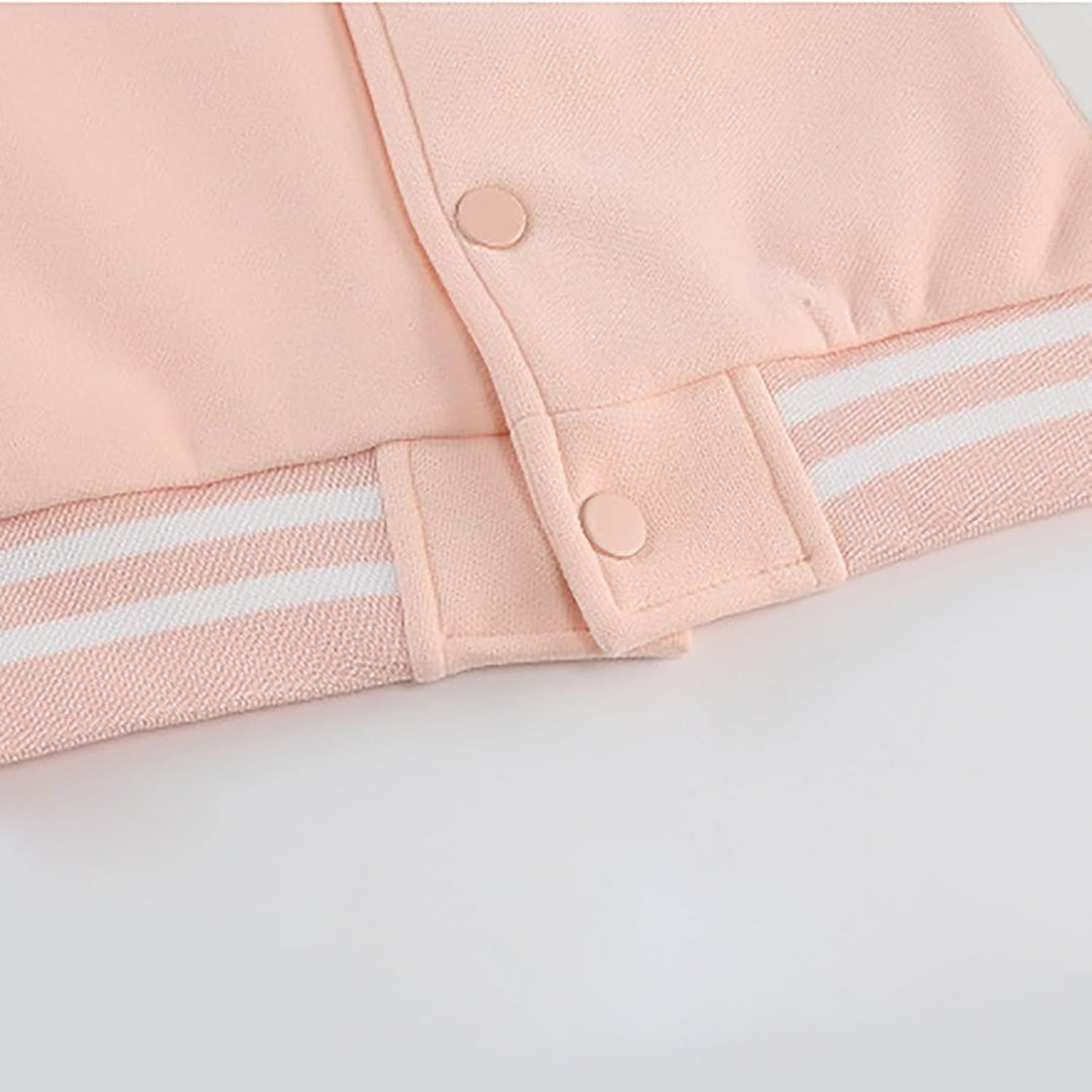 Generisch Boys and Girls Coat Spring and Autumn Winter New Children Plus Fleece Baseball Clothes Bab