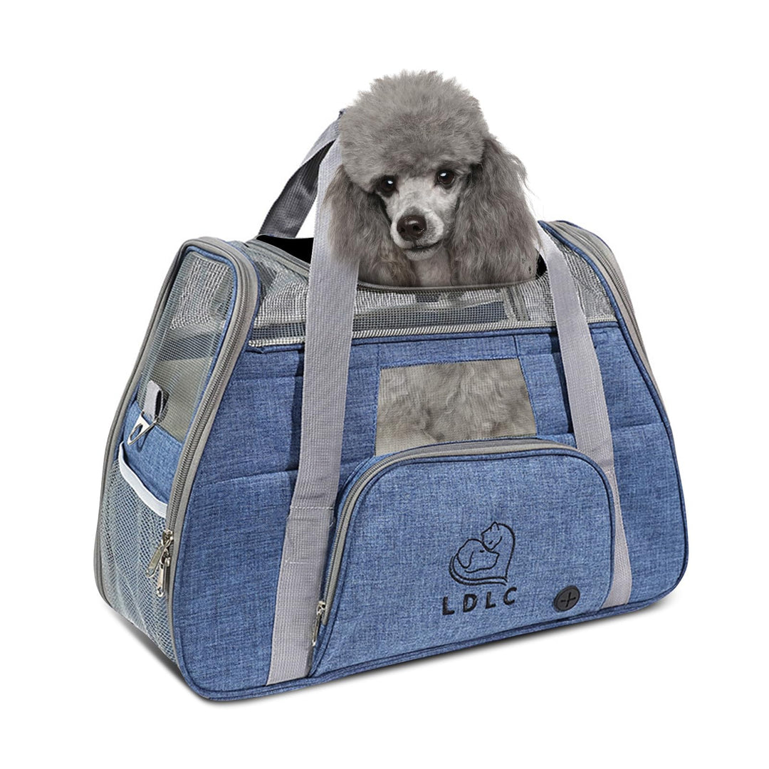 PETCUTE Hundetransportbox,Atmungsaktive Katzen Tragetasche Katze transportbox Tragetaschen mit Weich