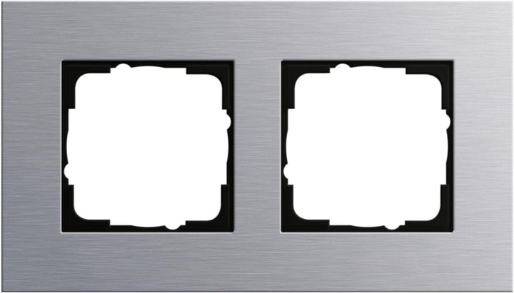 Gira 021217 Abdeckrahmen 2-fach Esprit Aluminium