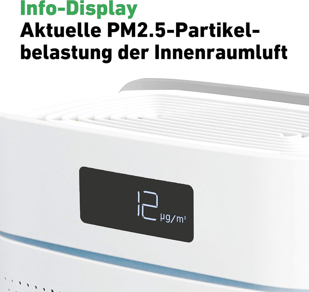 IDEAL Luftreiniger AP35 mit HEPA- & Geruchsfilter – bis 45m² – gegen Pollen, Feinstaub, Allergene, R