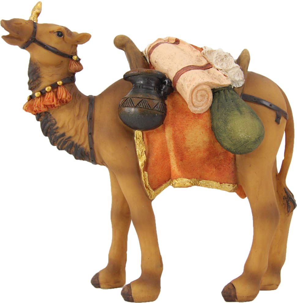 FADEDA Kamel/Höhe:13 cm/handbemalt/detailgetreue Krippen Figuren - Weihnachten Tisch Dekoration Krip