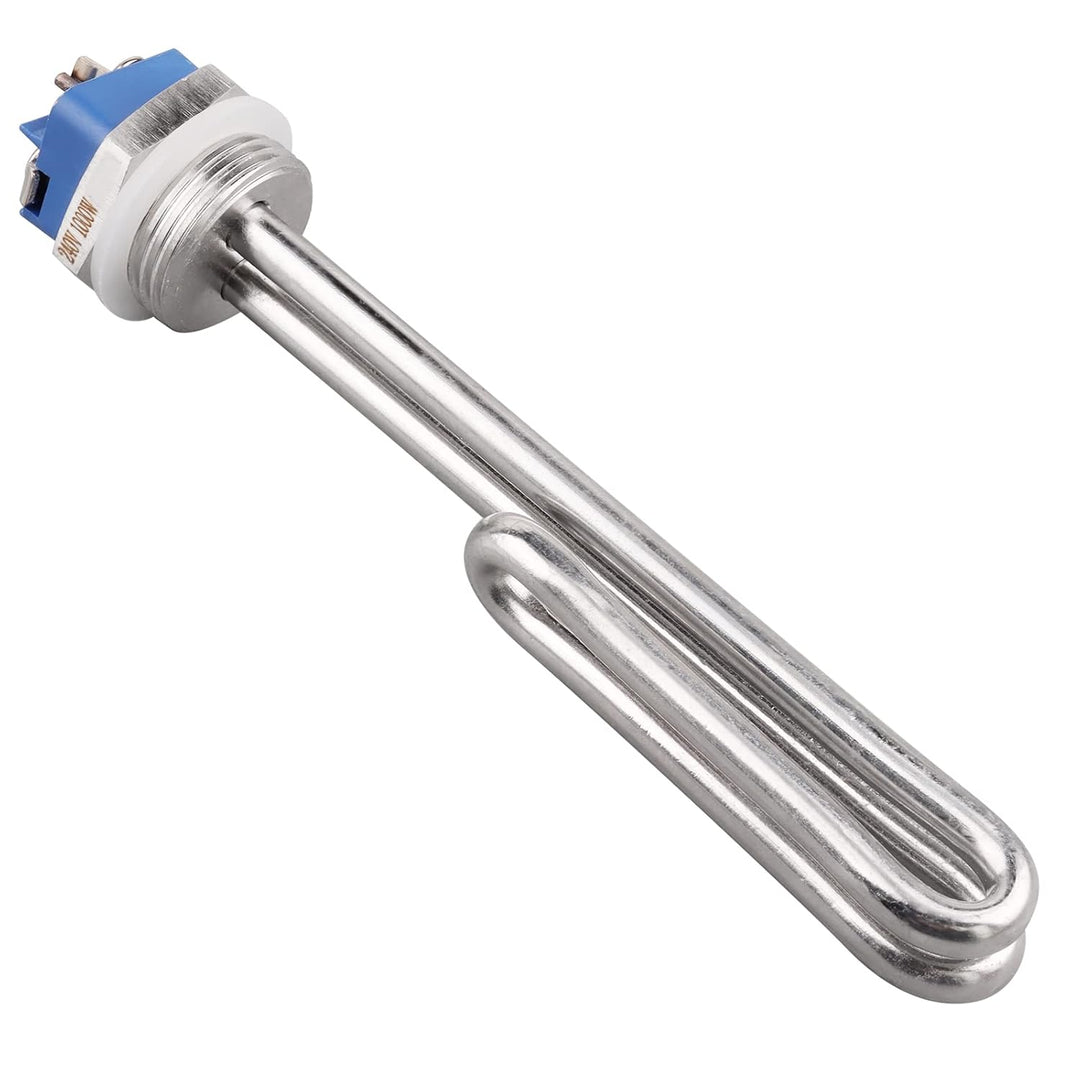 AIICIOO Heizelement 240v 1000w 1 Zoll BSP (DN25) Edelstahl mit Silikon-O-Ring, 240V 1000W