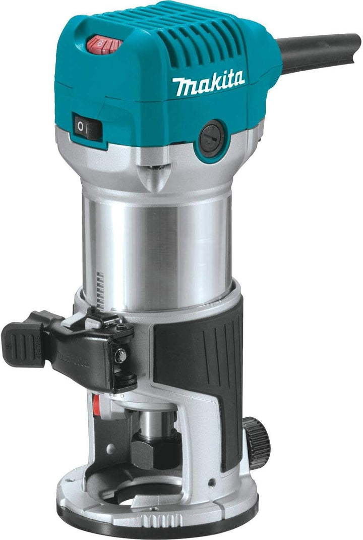 Makita RT0701CX7 1-1/4 HP Compact Router Kit Kit mit 1 Basis, Kit mit 1 Basis