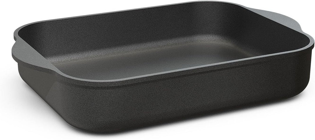 Hoffmann Aluguss Bratreine Auflaufform Induktion I Bräter Rechteckig 32x 24,5 x 6 cm Innenmass I Auf