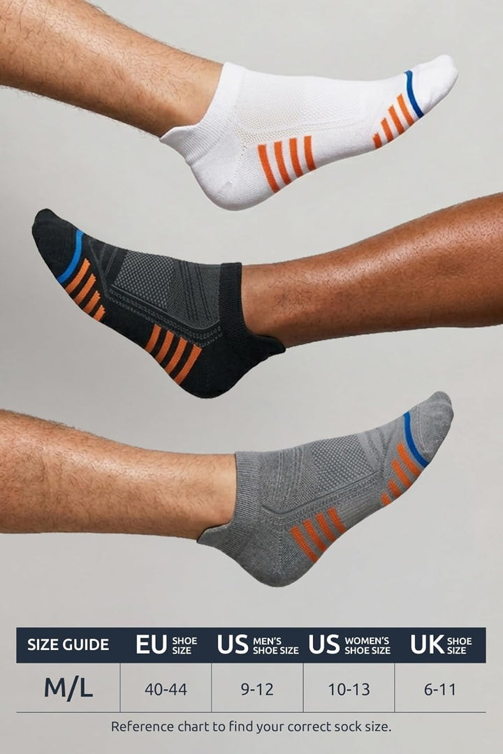 GoWith 3-6 Pairs Women's Bamboo Athletic Ankle Socks, Low Cut Running Socks, Seamless No Show Sneake