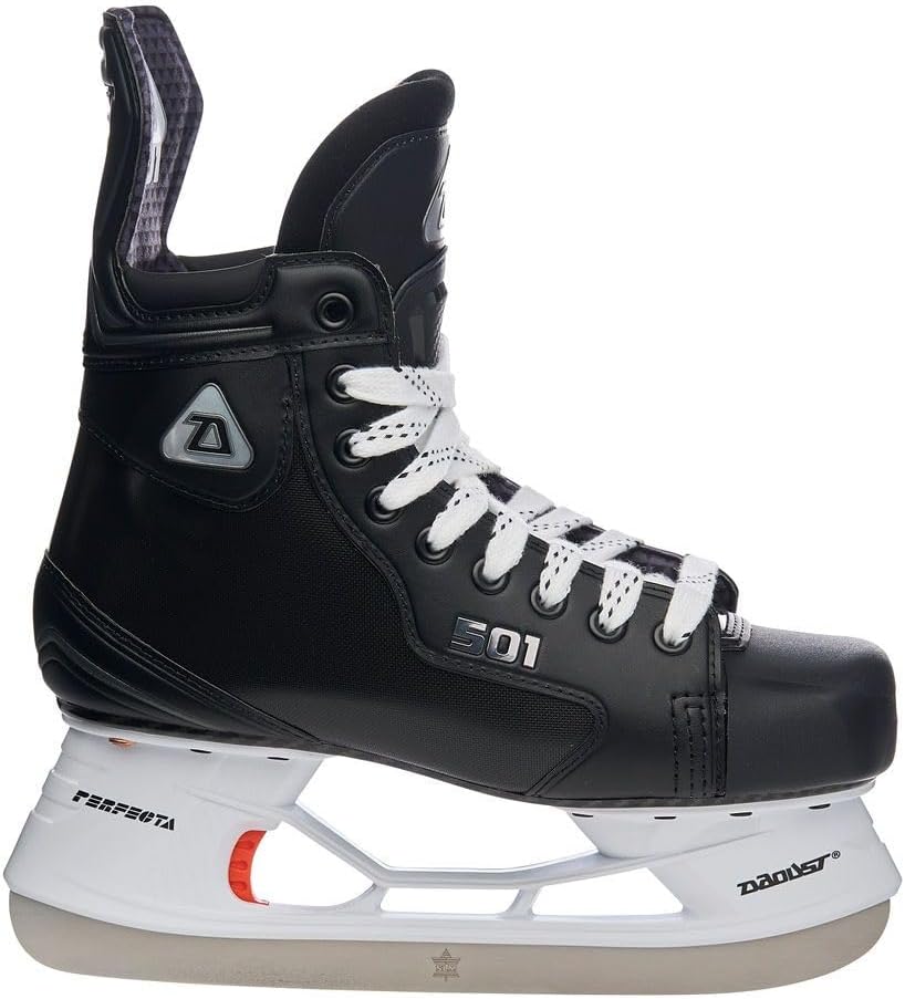 Daoust 501 Intermediate Eishockey Schlittschuhe, Schuhweite: Regulär 5.5 = EU 39 Schwarz, 5.5 = EU 3