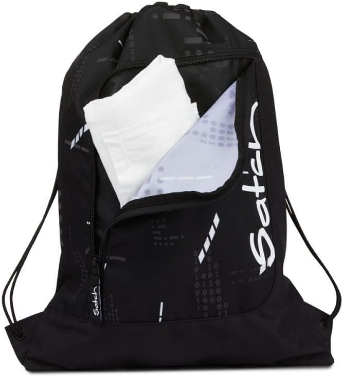 Satch Pack Schulrucksack Set 3tlg. inkl. Schlamperbox und Sportbeutel (Ninja Matrix), Ninja Matrix