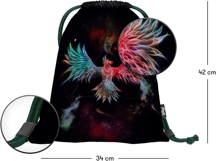 Baagl Schulranzen Jungen Mädchen Set 3 Teilig - Zippy Schultasche für 1. Klasse - Grundschule Ranzen