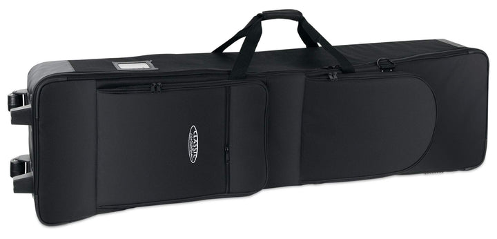 Classic Cantabile Keyboardtasche G2 - mit Trolley-Rollen - 138 x 36,5 x 17 cm - 2 grosse Aussentasch