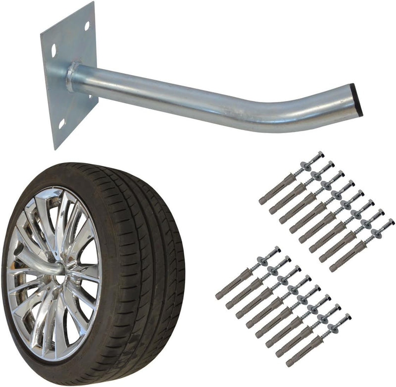 PremiumX 4X Autoreifen Wandhalter 35cm Reifenhalter für Auto Felgen Reifen Wandhalterung inkl. Monta