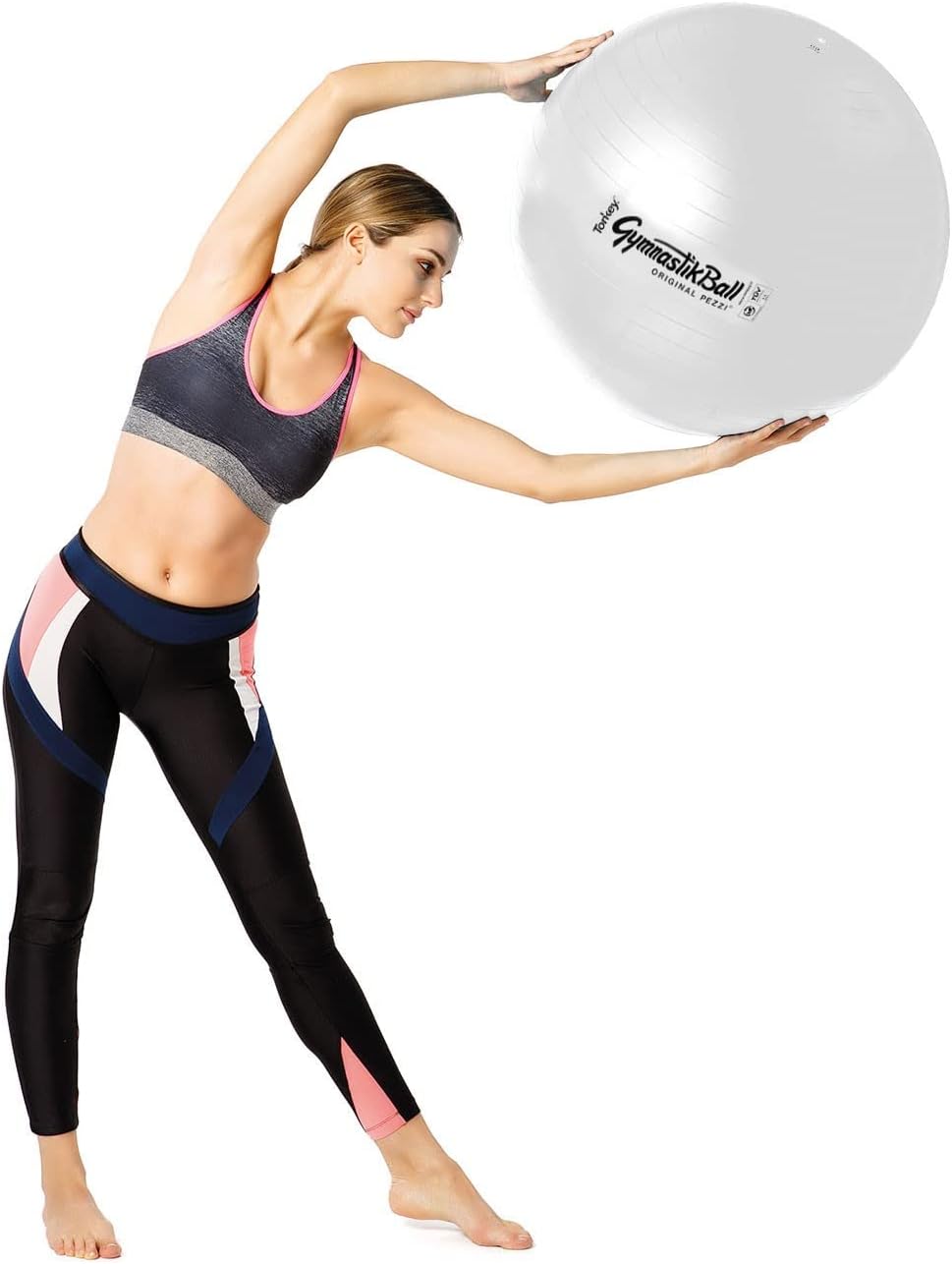 PEZZI Original Gymnastikball STANDARD 65 cm - Sonderedition Gymnastikball, Weiss