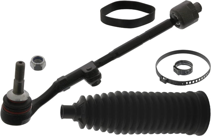 febi bilstein 43507 Spurstange mit Endstück, Manschette und Anbaumaterial , 1 Stück Vorderachse link