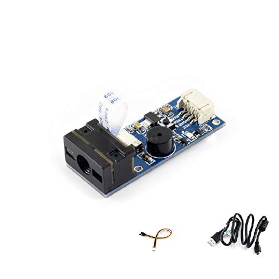 Barcode Scanner Module 1D/2D Codes Barcode, QR Code Reader Scanning Onboard Micro USB and UART Seria