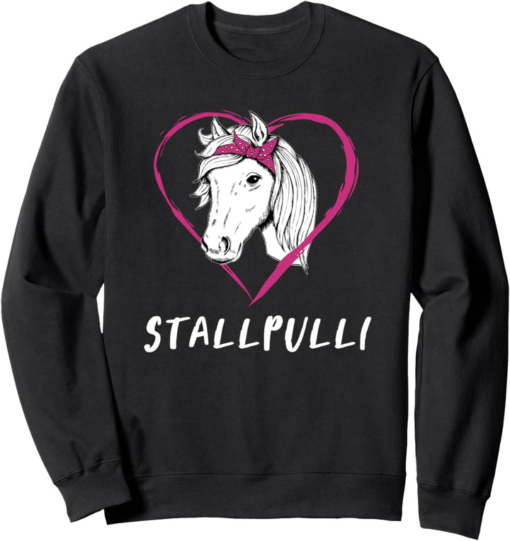 Stallpulli Pferd Reiten Cool Mädchen Sweatshirt