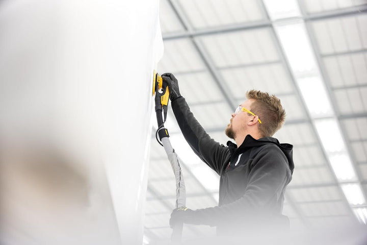 Mirka DEROS II 680 Exzenter-Schleifer Schleifmaschine mit Absaugung für Ø 150mm Schleifpapier / 8,0m