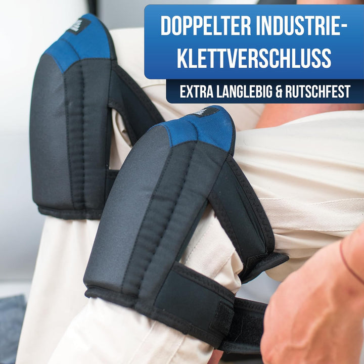 LauterSchutz® Profi Gel-Knieschoner zum Arbeiten - Boden- &amp; Fliesenleger [Anti-Rutsch Beschichtung &amp;