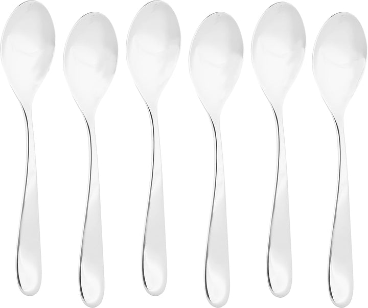 Alessi 6 Stück Löffel F. Point flach Nuovo Milano glänzend