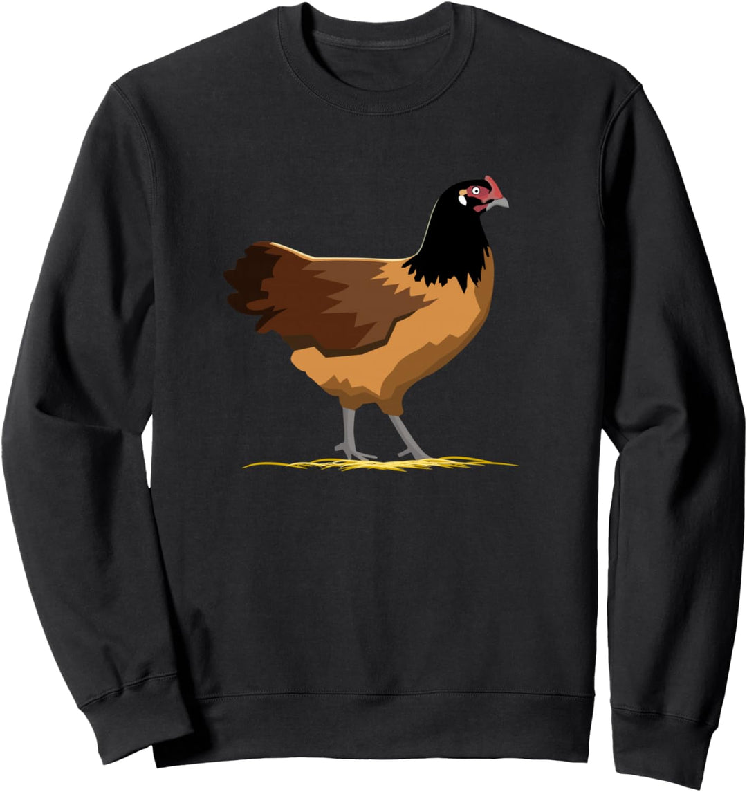 Buntes Vorwerkhuhn Hühner Vorwerks Huhn Landwirt Sweatshirt