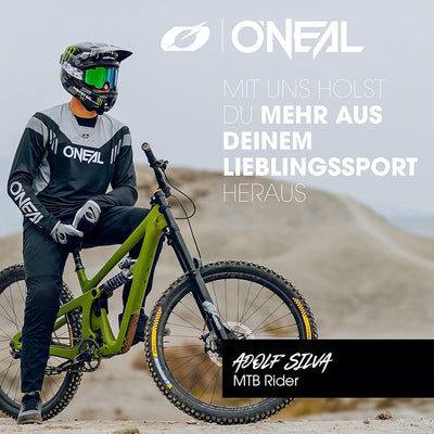 O'NEAL Knieprotektor | Park FR Carbon Knee Guard Knieschoner MTB & MX I BMX MTB Downhill I Leichtgew