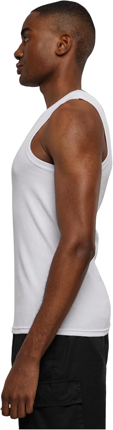 Urban Classics Herren Mens Tanktop XXL Weiss, XXL Weiss