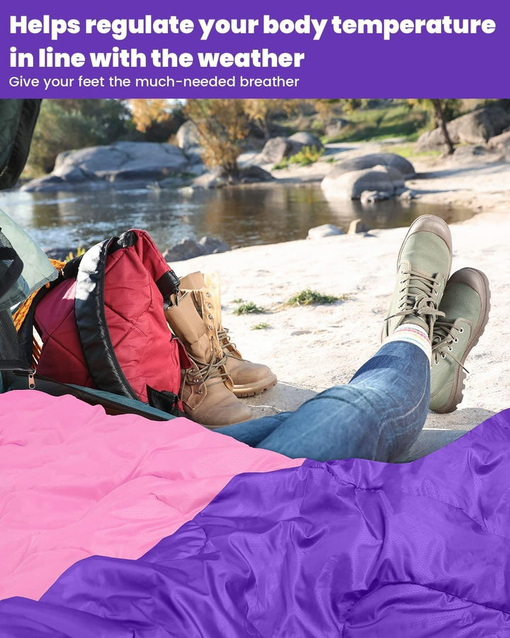 Schlafsack für 3-4 Jahreszeiten: Sportneer Schlafsack Winter Outdoor Sleeping Bag Tragbar Ultraleich