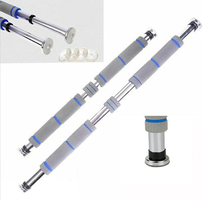 XUANYU Klimmzugstange Türrahmen ohne Schrauben Teleskopische Klimmzugstange für Tür 80-130 cm Pull u