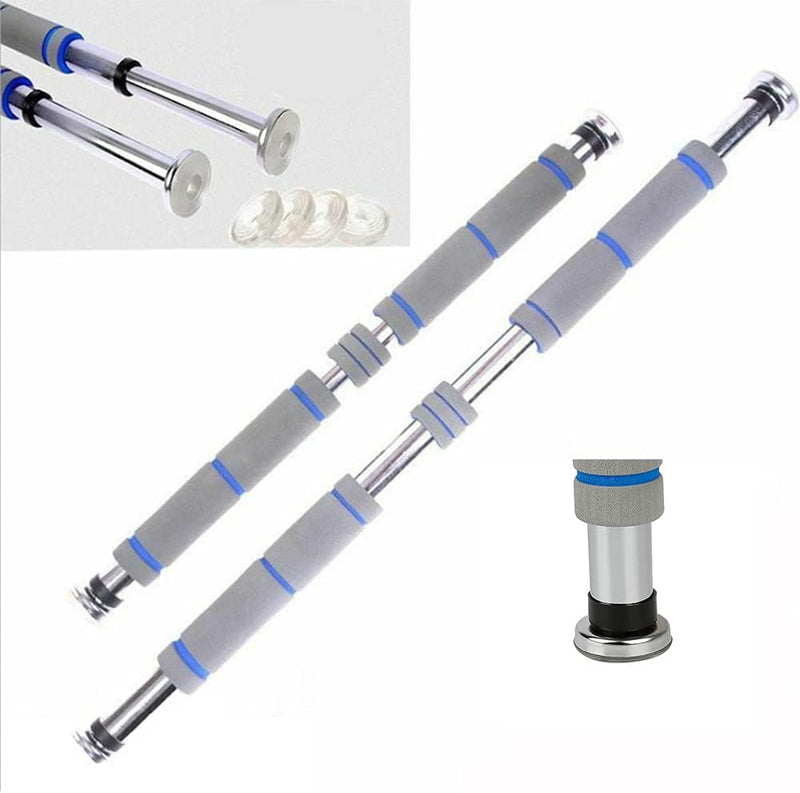 XUANYU Klimmzugstange Türrahmen ohne Schrauben Teleskopische Klimmzugstange für Tür 80-130 cm Pull u