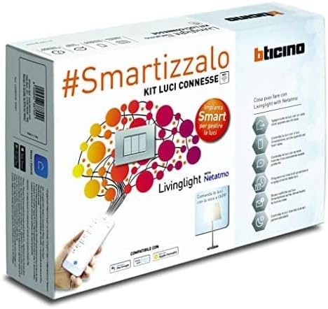 Bticino Livinglight Smart SNT3601KIT Beleuchtungsset zum Ein- und Ausschalten der Lichter per App od