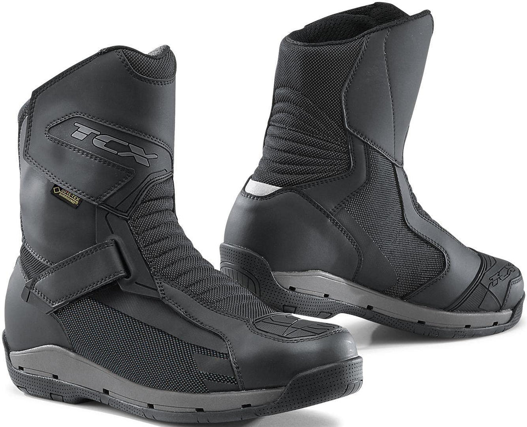 TCX Herren 7139g Airwire Surround GTX Motorradstiefel 45 EU Schwarz, 45 EU Schwarz